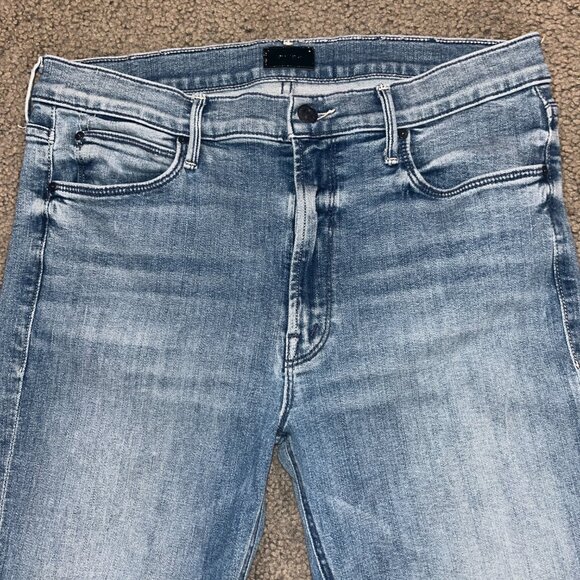 MOTHER THE MID RISE DAZZLER ANKLE JEANS IN WE THE ANIMALS WASH -EUC - W32 x L27 - Picture 2 of 14